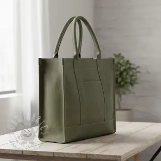 CANVAS STONEWASHED army green