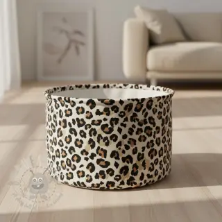 Decoratiestof Linenlook Animal skin natural