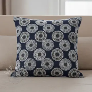 Decoratiestof jacquard Jojoba marine