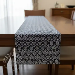 Decoratiestof jacquard Bong marine