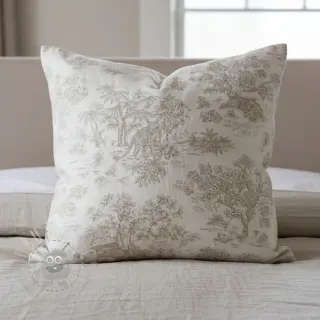 Decoratiestof jacquard MACASSAR alover lin