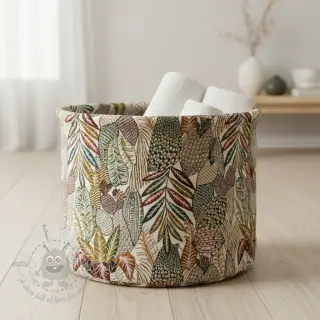 Decoratiestof jacquard Egypte blanc