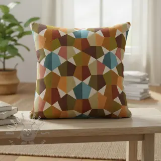 Decoratiestof jacquard Mustang multi