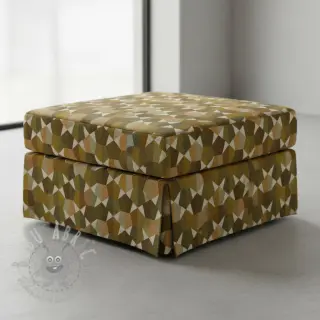 Decoratiestof jacquard Mustang gold