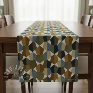 Decoratiestof jacquard Mustang blue