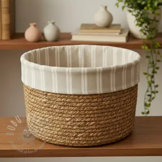 Decoratiestof jacquard LINEN LOOK Etretat lin