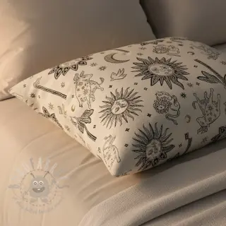 Decoratiestof jacquard Pygmalion ecru noir