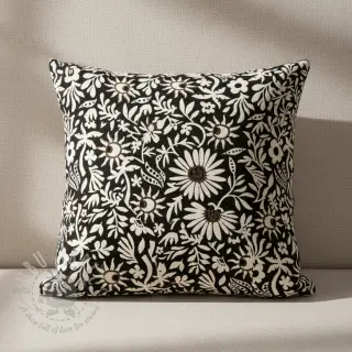 Decoratiestof jacquard Sunlight noir