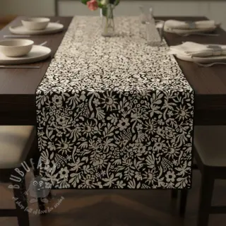 Decoratiestof jacquard Sunlight noir