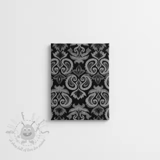 Decoratiestof jacquard Baccara argent