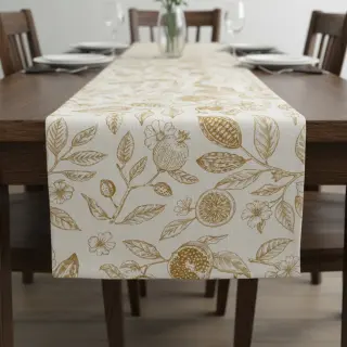 Dekoračná látka RUSTIC VINTAGE PRINT Granata peanut