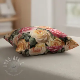 Decoratiestof VELVET Romantic Rose Charm