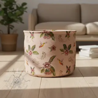 Decoratiestof Floral Kolibri Art digital print