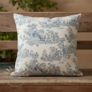 Decoratiestof Gabrielle marine