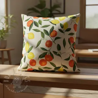 Decoratiestof met teflonbehandeling Citrus Fruit
