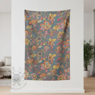 Decoratiestof jacquard Inaya ciel