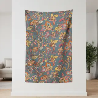 Dekoračná látka jacquard Inaya ciel