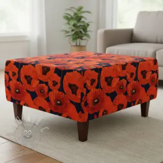 Dekoračná látka s teflonovou úpravou POPPY GARDEN