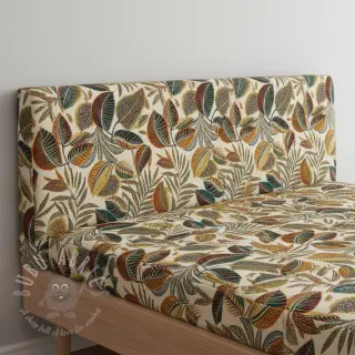 Decoratiestof jacquard Cacao allover multico