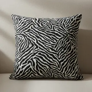 Dekoračná látka jacquard Tanzanie noir blanc
