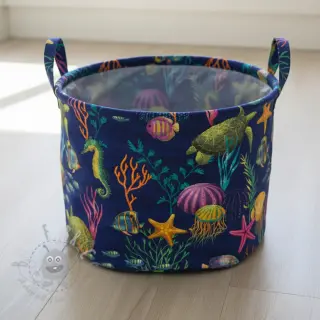 Decoratiestof premium Underwater sea life digital print