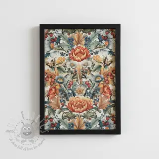 Decoratiestof Linenlook Bloom Fruit Paradise digital print
