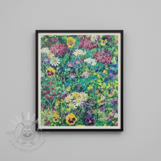 Decoratiestof premium Spring Flower Garden digital print