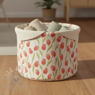 Decoratiestof premium Hand Drawn Tulip