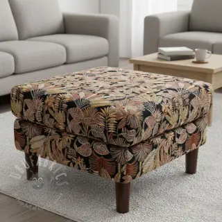 Decoratiestof jacquard Mayorque noir