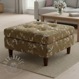 Decoratiestof jacquard Grues or