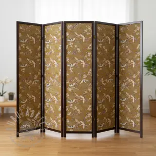 Decoratiestof jacquard Grues or