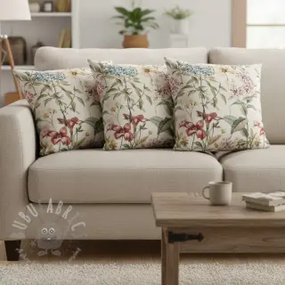 Decoratiestof Linenlook premium Flower Dreamy Field digital print