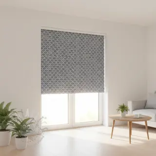 Decoratiestof Linenlook Little Wave Scale