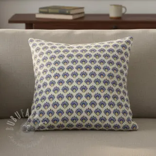 Decoratiestof Linenlook Graphic Peacock