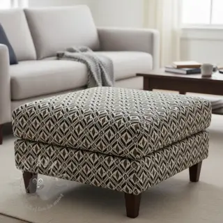 Decoratiestof jacquard MOANA allover taupe