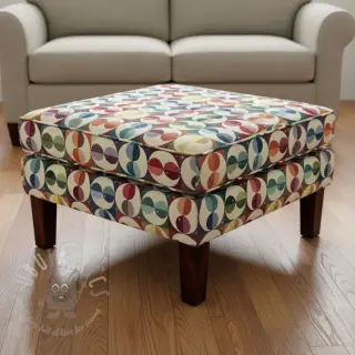 Decoratiestof GOBELIN PREMIUM Graphic square circle