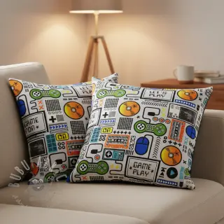 Decoratiestof premium Game computer