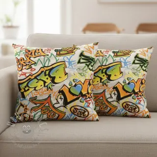 Decoratiestof premium Graffiti street art