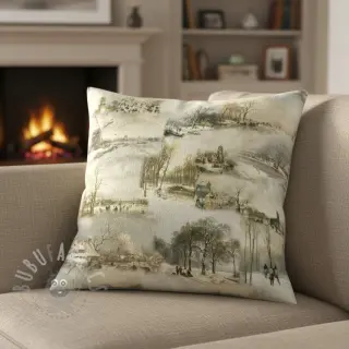 Decoratiestof Winter landscape digital print