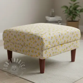 Decoratiestof Linenlook Little citrus fruits