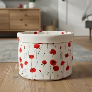 Decoratiestof premium Poppy field