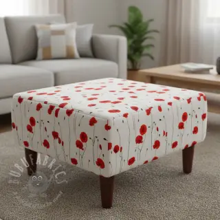 Decoratiestof premium Poppy field