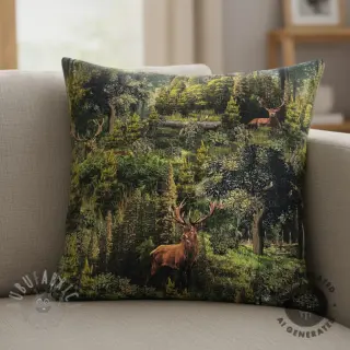 Decoratiestof Ancient forest digital print