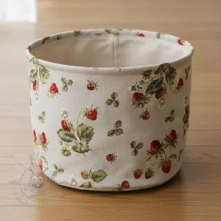 Decoratiestof Linenlook Wild strawberries