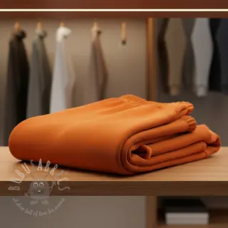 Geruwde sweaterstof brick