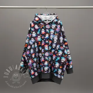 Sweaterstof Spooky design D digital print
