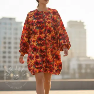 Sweaterstof Pixy design B digital print