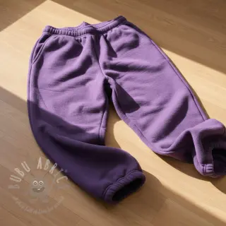 Geruwde sweaterstof JOGGING purple