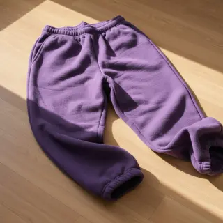Teplákovina počesaná JOGGING purple