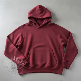 Geruwde sweaterstof JOGGING berry